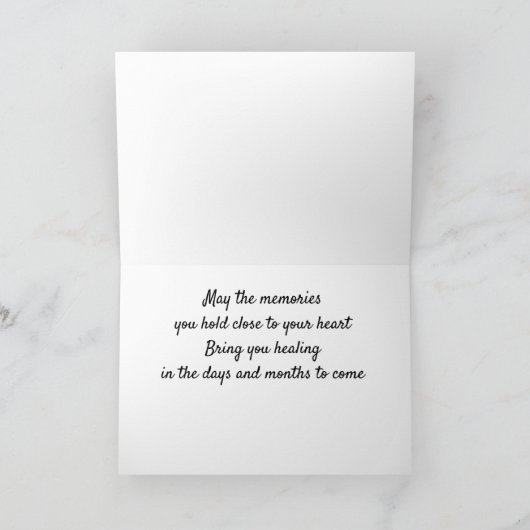 **VERLIES VAN UW DOG * * SYMPATHIE EN VERWARMINGSK KAART (Binnen)