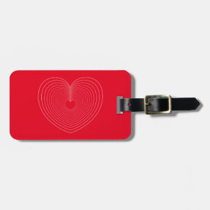 VERLIES VIBRATIONS 01 ♥ Bagagelabel met lederen ri