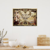 Verliesde Reizigersposter Poster (Keuken)