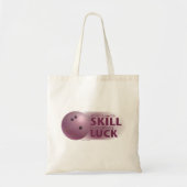 Verliesde vaardigheden Win Luck Bowling roze Tote Bag (Voorkant)