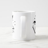 Verliezen in een boek extra grote beker (Achterkant)