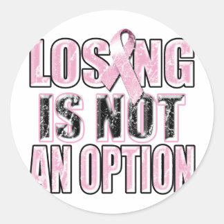 Verliezen is geen optie.png ronde sticker