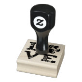 VERLIEZEN MET HARPEN afdrukken Rubberstempel (Stempel)