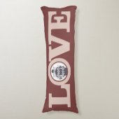 VERLIEZEN MET UW PHOTO aangepaste lichaamskusje Lichaamskussen (Voorkant Verticaal)