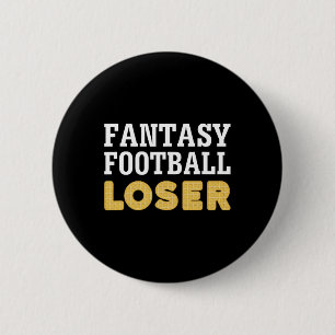 Verliezen Team Design Fantasy Football Verliezer - Ronde Button 5,7 Cm