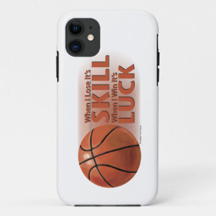 Verliezen Vaardigheid Win Luck Basketball iPhone 11 Hoesje