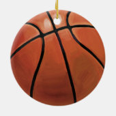 Verliezen Vaardigheid Win Luck Basketball Keramisch Ornament (Achterkant)