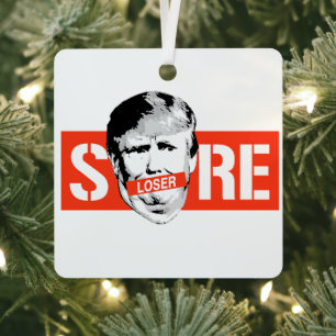 Verliezer Trump Metalen Ornament