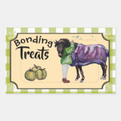 verlijmingstraktaties rechthoekige sticker (Voorkant)