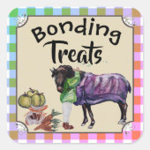 verlijmingstraktaties vierkante sticker (Voorkant)