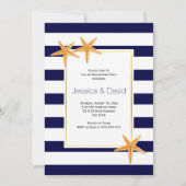 verloffeest op strand kaart (Voorkant)