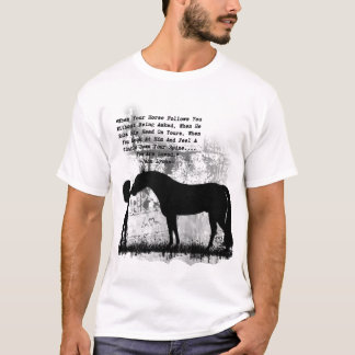 Verlokt door je paard t-shirt