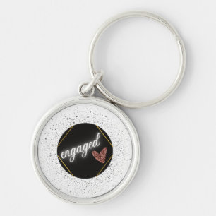 Verloofd Glamour Sleutelhanger