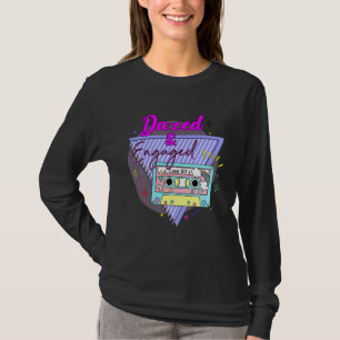 Verloofd Retro Jaren 90 Bruid Bruidegom Cassette B T-shirt