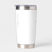Verloofd Toekomstige Mevrouw Tumbler gepersonalise Geïsoleerde Drinkbeker (Rechts)