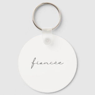 Verloofde Bruid Bruidsjurk Bruidegom Bachelorette Sleutelhanger