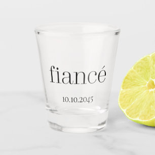 Verloofde Huwelijksbetrokkenheid Shot Glas