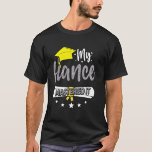 Verloofde mastersdiploma afstudeercadeaus t-shirt