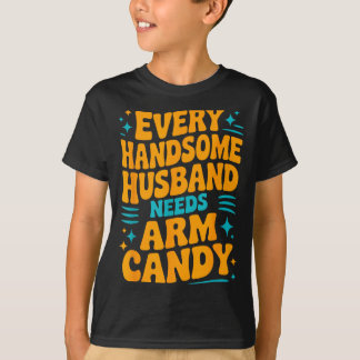 Verloofde verloofde paar knappe man nodig t-shirt