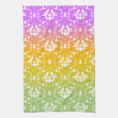 Verloop achtergrond en kant theedoek (Verticaal)