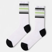 Verloop Agender Pride Vlag Sokken (Links)