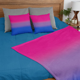Verloop Biseksuele Pride Vlag – Kleurrijke Bi Vlag Fleece Deken