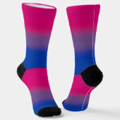 Verloop Biseksuele Pride Vlag Sokken (Gebogen)