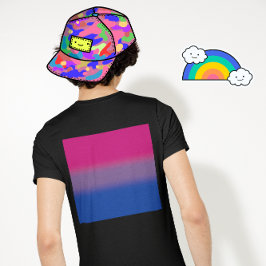 Verloop Biseksuele Vlag – Kleurrijke Bi-vlag T-shirt