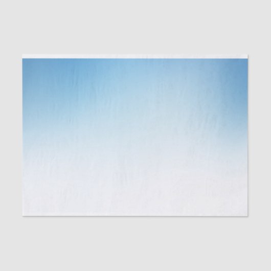 Verloop blauw en wit tissuepapier (Voorkant)