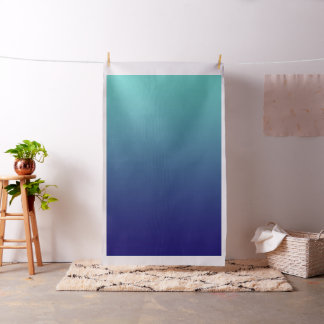 Verloop blauwgroen aan blauwe achtergrond stof