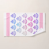 Verloop Bloemenkronen Roze Cadeau Bad Handdoek Set (Handdoek)