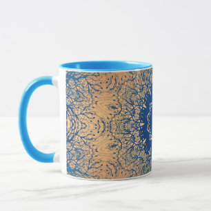 Verloop bruine bronzen zijde Arabische sierdecorat Mok