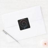 Verloop Dankbaarheid Vierkante Sticker (Envelop)