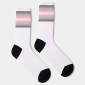 Verloop Demigirl Pride Vlag Sokken (Rechts)