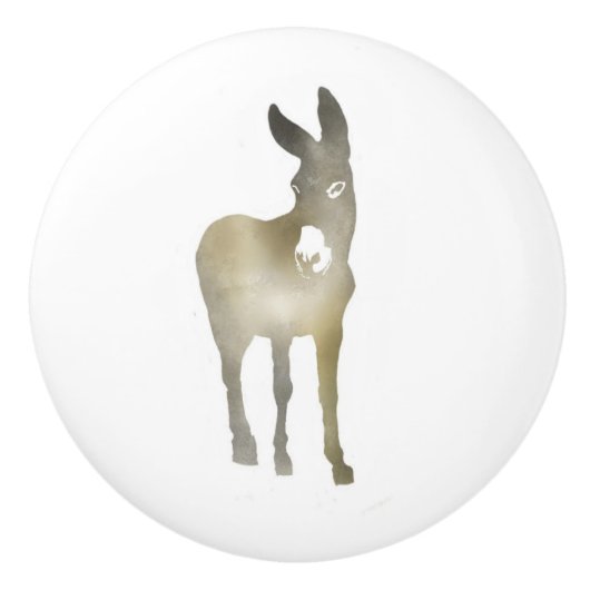 Verloop Donkerlade Keramische Knop (Voorkant)