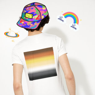 Verloop Gay Bear Pride Vlag - Kleurrijke Beer Vlag T-shirt