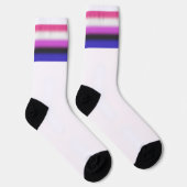 Verloop Genderfluid Pride Vlag Sokken (Rechts)