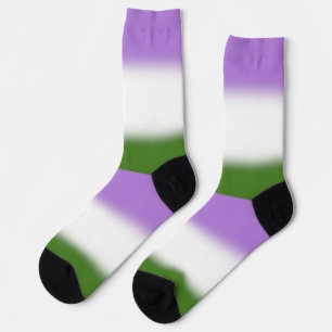Verloop Genderqueer Pride Vlag Sokken