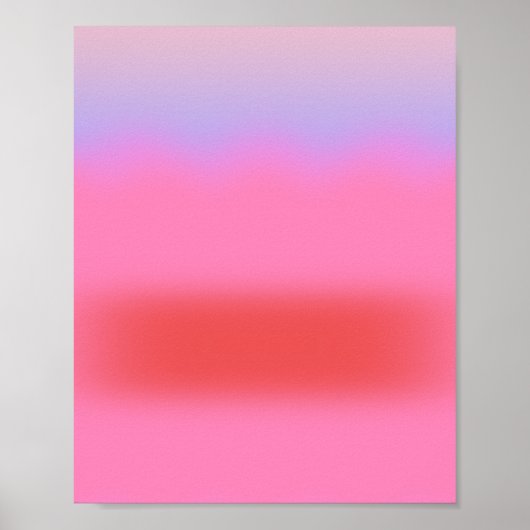 Verloop gloed bij zonsondergang poster (Voorkant)