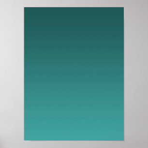 Verloop Groen - licht naar diep Mood Achtergrond Poster