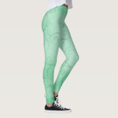 Verloop Groene Achtergrond Leggings (Rechts)