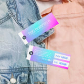 Verloop Kleding Prijs Hang Label Mini Visitekaartjes