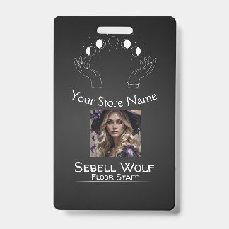 Verloop Maanfase Personeelsbadge Badge