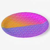 Verloop Neon en springen Dessert Party Papieren Bordje (Gekanteld)