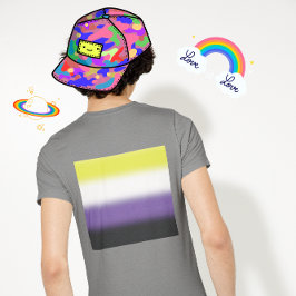 Verloop niet-binaire trotsvlag – Niet-binaire vlag T-shirt
