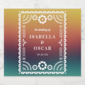 Verloop op zonneklep met foto's van Picado geïnspi Bier Etiket (Enkel label)