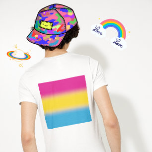 Verloop Pansexuele Pride Vlag – Kleurrijke Pan Vla T-shirt