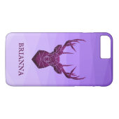 Verloop Polygonale Herten Hoesje-Mate iPhone Case (Achterkant (Horizontaal))