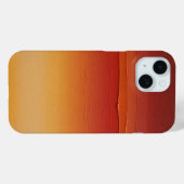 Verloop rood sinaasappel en geel penseelstreken Case-Mate iPhone case (Achterkant (horizontaal))