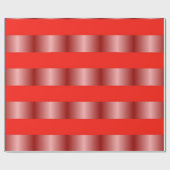 Verloop rood strepenpatroon cadeaupapier (Vlak)
